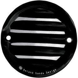 PartzBiz HD PM0177-2012-BH - Roland Sands RSD Black Contrast Nostalgia Points ครอบ Harley Big Twin & XL | 0177-2012-BH
