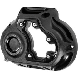 PartzBiz HD PM0177-2066-SMB - Roland Sands RSD Black Ops Clarity ฝาครอบคลัทช์ไฮดรอลิก Harley FLH Milwaukee 8 | 0177-2066-SMB
