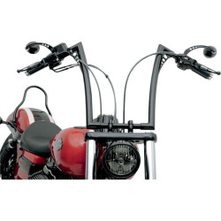 PartzBiz HD TRRD3120 - Roland Sands RSD Black Vintage 1-1/4 ” King Apes Ape Hanger 16 ” แฮนด์ | | 0173-1852-BP