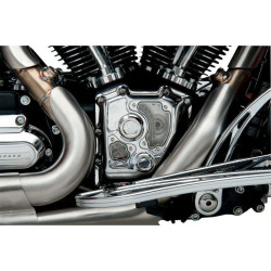 PartzBiz HD PM0177-2005-CH - Roland Sands RSD Chrome Clarity Cam Timing Covers สำหรับ Harley Twin Cam FL 01-15 | 0177-2005-ช