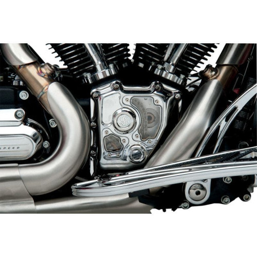 PartzBiz HD: 4404755-Roland Sands RSD Chrome Clarity Cam Timing Covers สำหรับ Harley Twin Cam FL 01-15 | 0177-2005-ช
