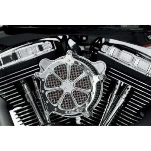 PartzBiz HD: 4404765-Roland Sands RSD Chrome Speed 7 Venturi เครื่องฟอกอากาศ Harley Twin Cam 93-17 PartzBiz HD: 4404765-Roland Sands RSD Chrome Speed 7 Venturi เครื่องฟอกอากาศ Harley Twin Cam 93-17