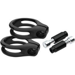PartzBiz HD DS20200634 - Roland Sands RSD ขายึดไฟเลี้ยวสีดำเงาสำหรับโช้คขนาด 41 มม PartzBiz HD DS20200634 - Roland Sands RSD ขายึดไฟเลี้ยวสีดำเงาสำหรับโช้คขนาด 41 มม