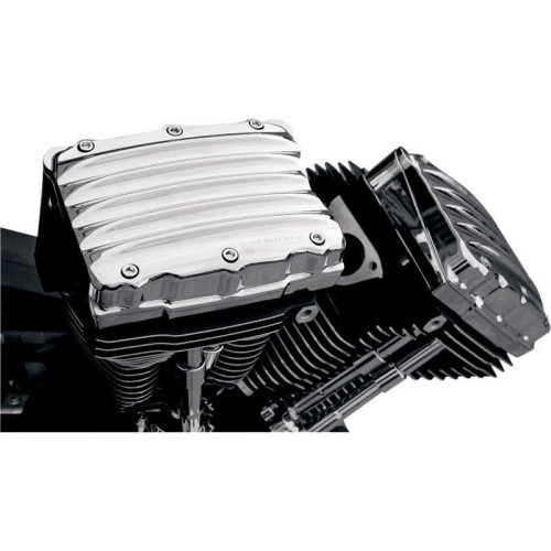 PartzBiz HD: 4404718-Roland Sands RSD Nostalgia Chrome Rocker Box Covers สำหรับ Harley Twin Cam 99-15 | 0177-2002-ช