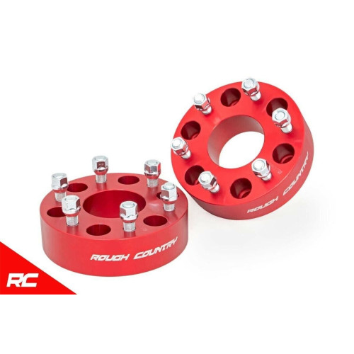 PartzBiz HD: 4404674-Rough Country 1101RED 2” Wheel Spacers คู่ 88-18 Silverado Sierra GM SUV 6x5.5 silverado sierra ชานเมือง yukon tahoe 2wd 4wd ยางขอบล้อ PartzBiz HD: 4404674-Rough Country 1101RED 2” Wheel Spacers คู่ 88-18 Silverado Sierra GM SUV 6x5.5 silverado sierra ชานเมือง yukon tahoe 2wd 4wd ยางขอบล้อ