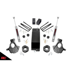 PartzBiz HD RT-12130 - Rough Country 12130 3.5” Lifted Knuckle 2014-2018 Chevy Silverado Sierra 1500 4wd 4x4 GMC ระบบกันสะเทือนใหม่ที่ดีที่สุด ระบบกันสะเทือน บล็อก Axles Spacers N3 อัพเกรด High Country LTZ Z71 PartzBiz HD RT-12130 - Rough Country 12130 3.5” Lifted Knuckle 2014-2018 Chevy Silverado Sierra 1500 4wd 4x4 GMC ระบบกันสะเทือนใหม่ที่ดีที่สุด ระบบกันสะเทือน บล็อก Axles Spacers N3 อัพเกรด High Country LTZ Z71