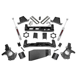 PartzBiz HD RT-23630 - Rough Country 23630 ชุดยกช่วงล่าง 6” N3 Shocks 07-13 Chevy Silverado GMC Sierra 1500 4WD การอัพเกรดใหม่ที่ดีที่สุด แรงกระแทกทดแทน บล็อกข้อนิ้วแบบ crossmember PartzBiz HD RT-23630 - Rough Country 23630 ชุดยกช่วงล่าง 6” N3 Shocks 07-13 Chevy Silverado GMC Sierra 1500 4WD การอัพเกรดใหม่ที่ดีที่สุด แรงกระแทกทดแทน บล็อกข้อนิ้วแบบ crossmember