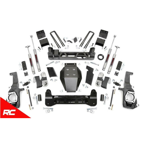 PartzBiz HD: 4404651-Rough Country 253X 7.5 ”NTD Lift Kit 2011-2019 Chevy GMC 2500 3500 HD 4WD/2WD Silverado Sierra 4x4 rwd ใหม่ที่ดีที่สุดชุดอัพเกรดช่วงล่าง PartzBiz HD: 4404651-Rough Country 253X 7.5 ”NTD Lift Kit 2011-2019 Chevy GMC 2500 3500 HD 4WD/2WD Silverado Sierra 4x4 rwd ใหม่ที่ดีที่สุดชุดอัพเกรดช่วงล่าง