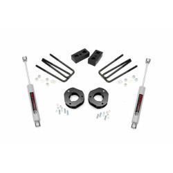 PartzBiz HD RT-26830 - Rough Country 26830 3.5” Lift Kit 2007-2013 Chevy Silverado Sierra w/N3 Shocks Chevy 2wd RWD รถกระบะระบบกันสะเทือนที่ดีที่สุดใหม่อัพเกรด Offroad Shocks Spacers Blocks PartzBiz HD RT-26830 - Rough Country 26830 3.5” Lift Kit 2007-2013 Chevy Silverado Sierra w/N3 Shocks Chevy 2wd RWD รถกระบะระบบกันสะเทือนที่ดีที่สุดใหม่อัพเกรด Offroad Shocks Spacers Blocks