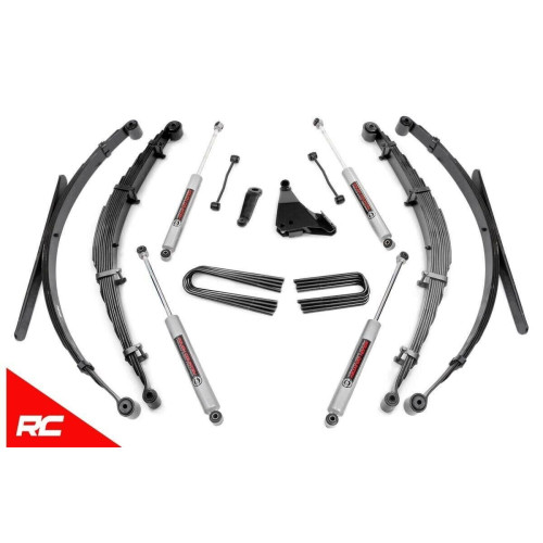 PartzBiz HD: 4404639-Rough Country 49730 ชุดยก 6” พร้อมโช้ค N3 99-04 Ford Super Duty F250 F350 4WD Super Duty Diesel Power stroke 4wd 4x4 Offroad อัพเกรดพวงมาลัยใหม่ที่ดีที่สุด โช๊คอัพ ระบบกันสะเทือนแบบแหนบ PartzBiz HD: 4404639-Rough Country 49730 ชุดยก 6” พร้อมโช้ค N3 99-04 Ford Super Duty F250 F350 4WD Super Duty Diesel Power stroke 4wd 4x4 Offroad อัพเกรดพวงมาลัยใหม่ที่ดีที่สุด โช๊คอัพ ระบบกันสะเทือนแบบแหนบ