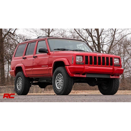 PartzBiz HD: 4404584-Rough Country 630XN2 3" Lift Kit for 1984-2001 Jeep Cherokee XJ Series II Suspension Shocks Add A Leaf Lifted Best New Suspension Upgrade Springs Offroad PartzBiz HD: 4404584-Rough Country 630XN2 3" Lift Kit for 1984-2001 Jeep Cherokee XJ Series II Suspension Shocks Add A Leaf Lifted Best New Suspension Upgrade Springs Offroad