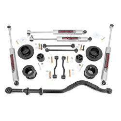 PartzBiz HD RT-63730 - Rough Country 63730 3.5” Lift Kit N3 Shocks & Track Bar สำหรับ 19-Up Jeep Gladiator JT 4X4 sport sahara moab ไม่จำกัด ใหม่ที่ดีที่สุด suspension อัพเกรด Shocks Track Bar Spacers PartzBiz HD RT-63730 - Rough Country 63730 3.5” Lift Kit N3 Shocks & Track Bar สำหรับ 19-Up Jeep Gladiator JT 4X4 sport sahara moab ไม่จำกัด ใหม่ที่ดีที่สุด suspension อัพเกรด Shocks Track Bar Spacers