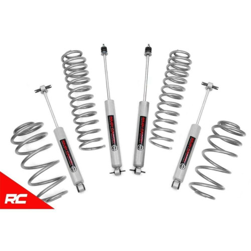 PartzBiz HD: 4404591-Rough Country 653.20 2.5" Lift Kit w/ N3 Shocks for 1997-2006 Jeep Wrangler TJ LJ 4.0L 6 Cylinder 4wd 4x4 Best New Suspension Upgrade Offroad System PartzBiz HD: 4404591-Rough Country 653.20 2.5" Lift Kit w/ N3 Shocks for 1997-2006 Jeep Wrangler TJ LJ 4.0L 6 Cylinder 4wd 4x4 Best New Suspension Upgrade Offroad System