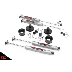 PartzBiz HD RT-65830 - Rough Country 65830 2 ” Lift Kit สำหรับ 1997-2006 Jeep Wrangler TJ LJ 4WD N3 Shocks 4.0L 6 กระบอก 2.5L 4 สูบ 4wd 4x4 Best New Suspension อัพเกรด Offroad System Rubicon Sahara Sport SE PartzBiz HD RT-65830 - Rough Country 65830 2 ” Lift Kit สำหรับ 1997-2006 Jeep Wrangler TJ LJ 4WD N3 Shocks 4.0L 6 กระบอก 2.5L 4 สูบ 4wd 4x4 Best New Suspension อัพเกรด Offroad System Rubicon Sahara Sport SE