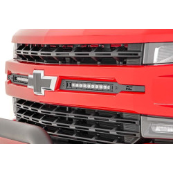 PartzBiz HD RT-70817 - Rough Country 70817 Dual 10” LED Light Bar Grille Kit 2019-Up Silverado 1500 อัพเกรดใหม่ที่ดีที่สุด Z71 High Country Denali LT LTZ 4WD 4X4 2WD ไฟกระจังหน้า PartzBiz HD RT-70817 - Rough Country 70817 Dual 10” LED Light Bar Grille Kit 2019-Up Silverado 1500 อัพเกรดใหม่ที่ดีที่สุด Z71 High Country Denali LT LTZ 4WD 4X4 2WD ไฟกระจังหน้า