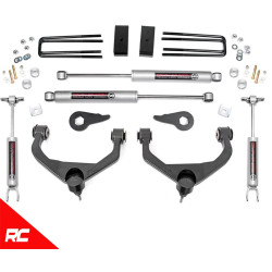 PartzBiz HD RT-95920 - Rough Country 95920 3.5” Lift Kit N3 Shocks 11-19 Chevy Silverado GMC Sierra HD 4wd 2wd 4x4 rwd rwd ชุดอัพเกรดระบบกันสะเทือนใหม่ที่ดีที่สุด PartzBiz HD RT-95920 - Rough Country 95920 3.5” Lift Kit N3 Shocks 11-19 Chevy Silverado GMC Sierra HD 4wd 2wd 4x4 rwd rwd ชุดอัพเกรดระบบกันสะเทือนใหม่ที่ดีที่สุด