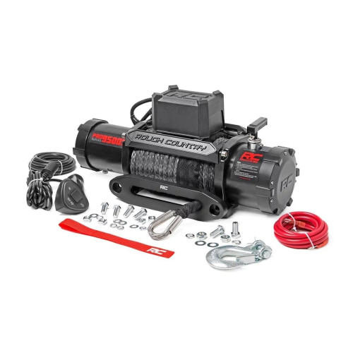 PartzBiz HD: 4404499-Rough Country PRO9500S 9500 LB PRO Series ระบบกว้านไฟฟ้า เชือกสังเคราะห์ Jeep wrangler cj yj tj jk jl Gladiator jt grand cherokee xj zj wj wk wk2 offroad toyota tacoma เชือกกู้คืน ตะขอ PartzBiz HD: 4404499-Rough Country PRO9500S 9500 LB PRO Series ระบบกว้านไฟฟ้า เชือกสังเคราะห์ Jeep wrangler cj yj tj jk jl Gladiator jt grand cherokee xj zj wj wk wk2 offroad toyota tacoma เชือกกู้คืน ตะขอ