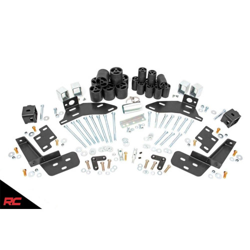 PartzBiz HD: 4404503-Rough Country RC703 ชุดยกตัวถังขนาด 3 นิ้ว 1988-1994 Chevy Silverado GMC Sierra C/K 1500 2500 Best New Upgrade 2wd rwd 4wd 4x4