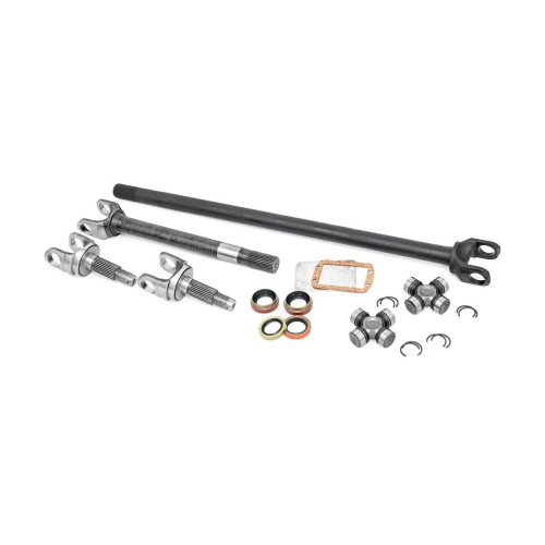 PartzBiz HD: 4404510-Rough Country RCW24110 เพลาหน้าโครโมลี่ | ดาน่า 30 | 27 สไปลน์ | 1984-2006 Jeep Wrangler Grand Cherokee XJ YJ ZJ TJ สุดยอดการอัพเกรดใหม่ ชุดเพลาเพลาทดแทน ข้อต่อ u ซีล 4x4 4wd เหล็กออฟโร้ดยกขึ้น