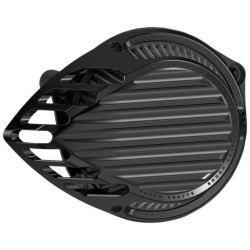 PartzBiz HD: 4404514-Rough Craft Black Finned กรองอากาศ RC-600-003 Harley Sportster XL 88-20 PartzBiz HD: 4404514-Rough Craft Black Finned กรองอากาศ RC-600-003 Harley Sportster XL 88-20