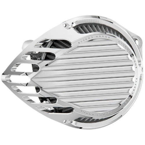 PartzBiz HD: 4404480-Rough Craft Chrome Finned Air Cleaner Filter RC-600-006 Harley Twin Cam 99-17 PartzBiz HD: 4404480-Rough Craft Chrome Finned Air Cleaner Filter RC-600-006 Harley Twin Cam 99-17