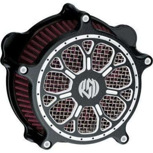 PartzBiz HD: 4404441-RSD Venturi Delmar Contrast Cut เครื่องฟอกอากาศสำหรับ Harley Touring TBW 08-14 PartzBiz HD: 4404441-RSD Venturi Delmar Contrast Cut เครื่องฟอกอากาศสำหรับ Harley Touring TBW 08-14