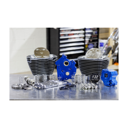PartzBiz HD SS310-1236 - S&S 132" M8 Big Bore Water Cool Power Pack Chrome Pushrod Gear Granite 4 Harley | 310-1236 PartzBiz HD SS310-1236 - S&S 132" M8 Big Bore Water Cool Power Pack Chrome Pushrod Gear Granite 4 Harley | 310-1236