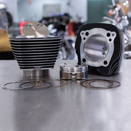 PartzBiz HD: 4404258-S&S910-0684 สีดำ พร้อมครีบไฮไลท์ 128 ” Big Bore Kit for M8 114 ” Harley 0931-0836 09310836 483259 PartzBiz HD: 4404258-S&S910-0684 สีดำ พร้อมครีบไฮไลท์ 128 ” Big Bore Kit for M8 114 ” Harley 0931-0836 09310836 483259