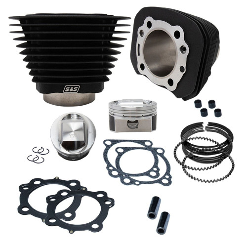 PartzBiz HD: 4404263-S&S 1250CC ชุดฝาครอบกระบอกสูบสีดำ 5.5CC Dome Top 11:2:1 Harley XL 86-15 | 910-0446 PartzBiz HD: 4404263-S&S 1250CC ชุดฝาครอบกระบอกสูบสีดำ 5.5CC Dome Top 11:2:1 Harley XL 86-15 | 910-0446