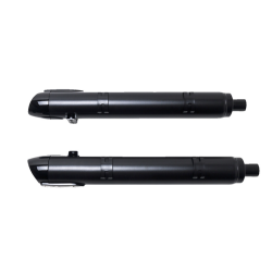 PartzBiz HD SS550-1075 - S&S Black Broadhead 4" Slash Slip On Mufflers Exhaust Indian Cheiftain 14-22 | 550-1075 PartzBiz HD SS550-1075 - S&S Black Broadhead 4" Slash Slip On Mufflers Exhaust Indian Cheiftain 14-22 | 550-1075
