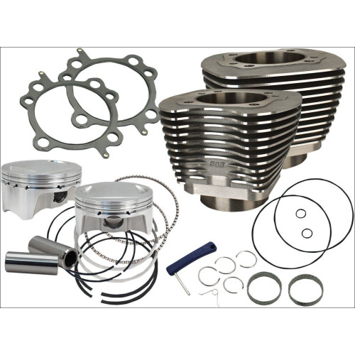 PartzBiz HD: 4404233-S&S Cycle 910-0481 Black 98" CI Big Bore Cylinder Kit 9.8:1 for 99-06 Harley davidson motorcycle bike motor engine rebuild replacement upgrade power hp custom parts 9100481 09310536 PartzBiz HD: 4404233-S&S Cycle 910-0481 Black 98" CI Big Bore Cylinder Kit 9.8:1 for 99-06 Harley davidson motorcycle bike motor engine rebuild replacement upgrade power hp custom parts 9100481 09310536