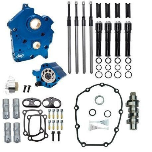 PartzBiz HD: 4404235-S&S Chain Drive 475C Cam Chest Kit พร้อมท่อสีดำ Harley Water Cooled M8 17-Up PartzBiz HD: 4404235-S&S Chain Drive 475C Cam Chest Kit พร้อมท่อสีดำ Harley Water Cooled M8 17-Up