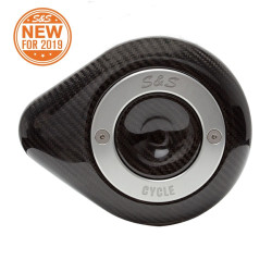 PartzBiz HD SS170-0501 - S&S Cycle 170-0501 Carbon Fiber Teardrop Cover for Stealth Air Cleaner Harley PartzBiz HD SS170-0501 - S&S Cycle 170-0501 Carbon Fiber Teardrop Cover for Stealth Air Cleaner Harley