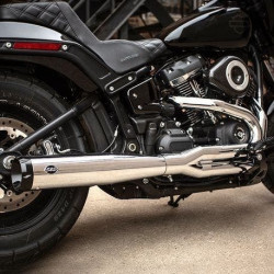 PartzBiz HD SS550-0858 - S&S Cycle 550-0858 Chrome SuperStreet 2:1 Exhaust System 18-Up Harley M8 Softail Muffler Pipe Resonator Best New Upgrade Performance Custom Motorcycle Bobber Headers PartzBiz HD SS550-0858 - S&S Cycle 550-0858 Chrome SuperStreet 2:1 Exhaust System 18-Up Harley M8 Softail Muffler Pipe Resonator Best New Upgrade Performance Custom Motorcycle Bobber Headers