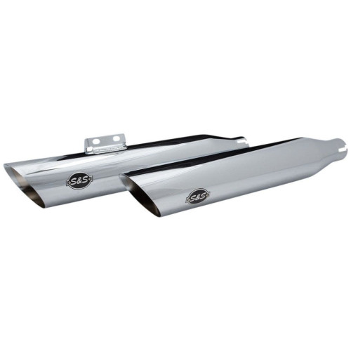 PartzBiz HD: 4404143-S&S Cycle Chrome Slash Cut 50 State Slip-On Mufflers Harley Softail M8 18-20 PartzBiz HD: 4404143-S&S Cycle Chrome Slash Cut 50 State Slip-On Mufflers Harley Softail M8 18-20