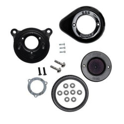 PartzBiz HD SS170-0720A - S&S Cycle Stealth Air Stinger Kit Black Teardrop Harley Big Twin Cam 08-17 PartzBiz HD SS170-0720A - S&S Cycle Stealth Air Stinger Kit Black Teardrop Harley Big Twin Cam 08-17