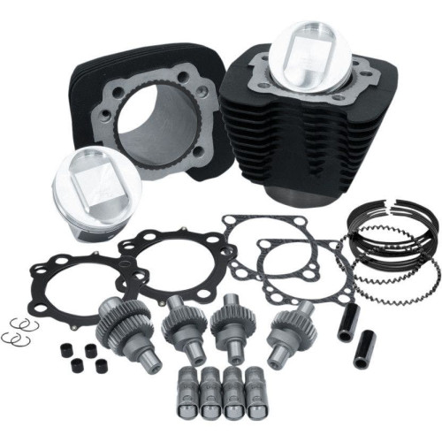 PartzBiz HD: 4404136-S&S Cycle Wrinkle Black 1200cc To 1250cc Hooligan Big Bore Kit XL 00-17 | 910-0608 PartzBiz HD: 4404136-S&S Cycle Wrinkle Black 1200cc To 1250cc Hooligan Big Bore Kit XL 00-17 | 910-0608
