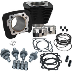PartzBiz HD SS910-0699 - S&S Cycle Wrinkle Black 883cc ถึง 1200cc Hooligan Big Bore Kit XL 00-17 | 910-0606 PartzBiz HD SS910-0699 - S&S Cycle Wrinkle Black 883cc ถึง 1200cc Hooligan Big Bore Kit XL 00-17 | 910-0606