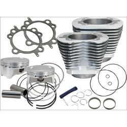 PartzBiz HD SS910-0482 - S&S Cycle 910-0482 เงิน 98 CI ชุดกระบอกสูบใหญ่ 9.8:1 สำหรับ 99-06 Harley davidson เครื่องยนต์จักรยานยนต์มอเตอร์อัพเกรดหัวเปลี่ยนสร้างพลังงานแบบกำหนดเอง HP 9100482 09310537 PartzBiz HD SS910-0482 - S&S Cycle 910-0482 เงิน 98 CI ชุดกระบอกสูบใหญ่ 9.8:1 สำหรับ 99-06 Harley davidson เครื่องยนต์จักรยานยนต์มอเตอร์อัพเกรดหัวเปลี่ยนสร้างพลังงานแบบกำหนดเอง HP 9100482 09310537