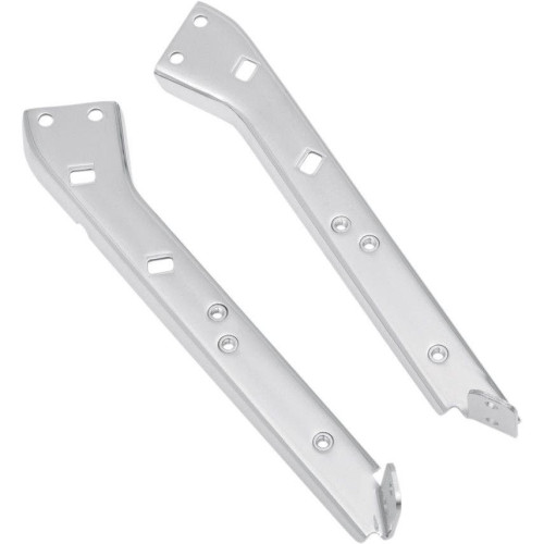 PartzBiz HD: 4404004-ลาก Heavy Duty Saddlebag สนับสนุน Chrome วงเล็บ Harley FLH FLT 85-08 1413-0011 / 1413-0012 PartzBiz HD: 4404004-ลาก Heavy Duty Saddlebag สนับสนุน Chrome วงเล็บ Harley FLH FLT 85-08 1413-0011 / 1413-0012