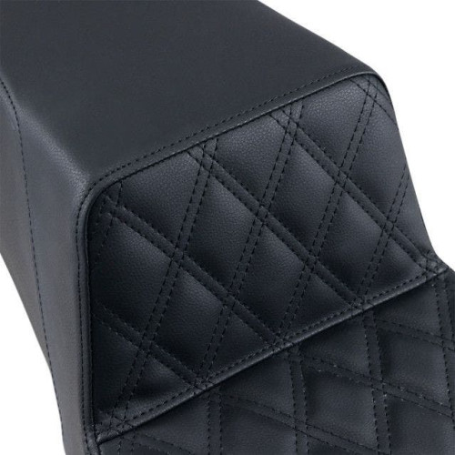 PartzBiz HD: 4403919-Saddlemen สีดำ Front Lattice Stitch LS Diamond Step Up Seat Harley FLH 97-07 | 897-06-172 PartzBiz HD: 4403919-Saddlemen สีดำ Front Lattice Stitch LS Diamond Step Up Seat Harley FLH 97-07 | 897-06-172