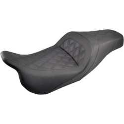PartzBiz HD DS08011014 - Saddlemen Black Slim LS Diamond Stitch SaddleGel 2 UP Seat Harley 08-23 FLH/T | 808-07B-162 8011014 808-07B-162 0801-1014 PartzBiz HD DS08011014 - Saddlemen Black Slim LS Diamond Stitch SaddleGel 2 UP Seat Harley 08-23 FLH/T | 808-07B-162 8011014 808-07B-162 0801-1014