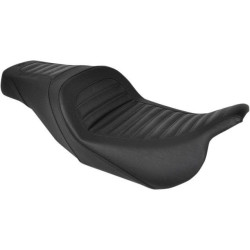 PartzBiz HD DS08011013 - Saddlemen Black Slim RP Pleated Stitch SaddleGel 2 UP Seat Harley 08-23 FLH/T | 808-07B-161 PartzBiz HD DS08011013 - Saddlemen Black Slim RP Pleated Stitch SaddleGel 2 UP Seat Harley 08-23 FLH/T | 808-07B-161