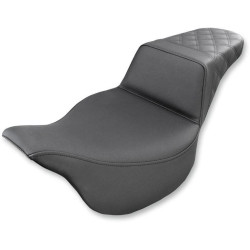 PartzBiz HD DS08011286 - Saddlemen Black Step Up 2-Up Rear Lattice Stitched Harley Touring 08-Up PartzBiz HD DS08011286 - Saddlemen Black Step Up 2-Up Rear Lattice Stitched Harley Touring 08-Up