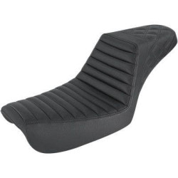 PartzBiz HD DS08030656 - Saddlemen Black Step Up 2-Up Seat Tuck n Roll & Lattice Stitch Harley Dyna 04-05 0803-0656 08030656 804-04-176 FXD GLIDE SUPER WIDE NARROW DISC PartzBiz HD DS08030656 - Saddlemen Black Step Up 2-Up Seat Tuck n Roll & Lattice Stitch Harley Dyna 04-05 0803-0656 08030656 804-04-176 FXD GLIDE SUPER WIDE NARROW DISC