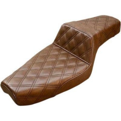 PartzBiz HD DS08102136 - Saddlemen Brown Step Up 2-Up Motorcycle Seat Indian Scout Bobber 18-Up best for comfort upgrade custom chopper harley 0810-2136 08102136 I18-33-175br PartzBiz HD DS08102136 - Saddlemen Brown Step Up 2-Up Motorcycle Seat Indian Scout Bobber 18-Up best for comfort upgrade custom chopper harley 0810-2136 08102136 I18-33-175br