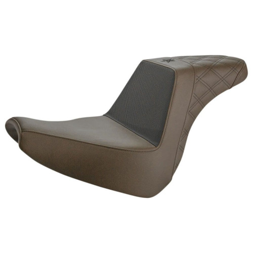 PartzBiz HD: 4403844-Saddlemen Brown Unknown Gripper Step Up 2-Up Gel Seat Harley Softail FXBR 18-20 PartzBiz HD: 4403844-Saddlemen Brown Unknown Gripper Step Up 2-Up Gel Seat Harley Softail FXBR 18-20