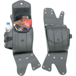 PartzBiz HD DS35010715 - Saddlemen Cruis'n Cruisin Deluxe Saddlebag Guard Bag Set Touring 84-13