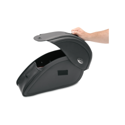 PartzBiz HD DS35010456 - Saddlemen Cruis'N Jumbo 20" Teardrop Throw-Over Saddlebags for Harley / Metric | 3501-0456