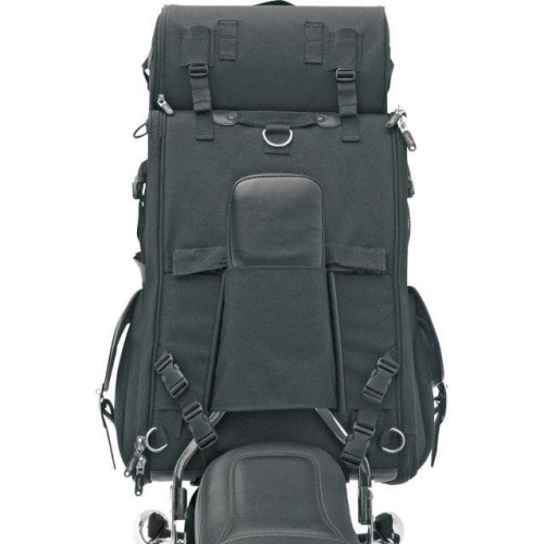 PartzBiz HD: 4403802-Saddlemen Desparado EX2200S Studded Black Deluxe Univ Sissy Bar Bag มอเตอร์ไซค์ | 3515-0097 PartzBiz HD: 4403802-Saddlemen Desparado EX2200S Studded Black Deluxe Univ Sissy Bar Bag มอเตอร์ไซค์ | 3515-0097